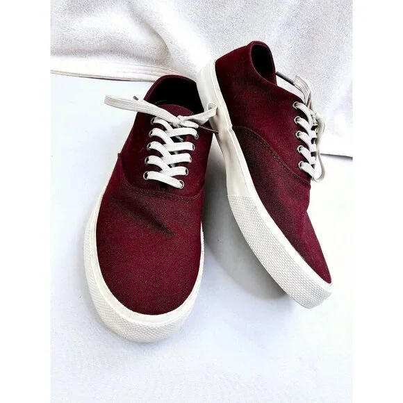 Sperry Top Sider Size 8.5M Women's Burgundy Low Lace Fashion Sneakers #STS81696 - Picture 7 of 12